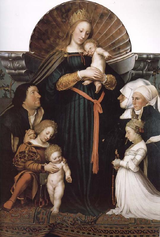 Hans Holbein Our Lady Meyer